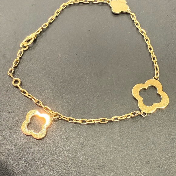 Byzantine Alhambra bracelet, 3 motifs, 18K yellow gold - Picture 9 of 12